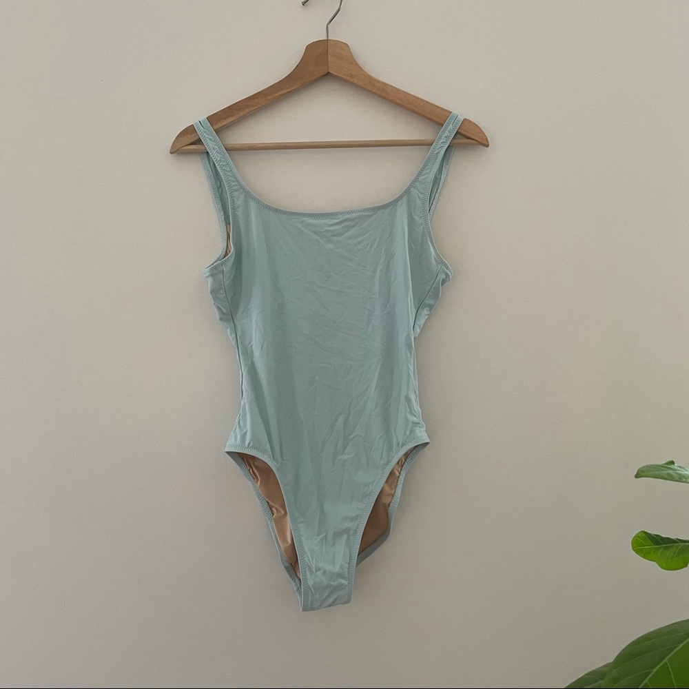 JCrew square neck one piece